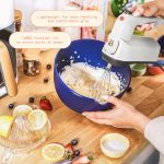 Beautiful 6-Speed Electric Hand Mixer, White Icing by Drew Barrymore - Image 6