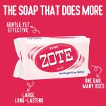 ZOTE Pink Multipurpose Laundry Soap Bar and Stain Remover, 14.1 oz - Image 2