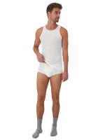 Hanes Men's Value Pack White Briefs, 6 Pack - Image 5