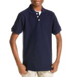 French Toast Boys School Uniform Short Sleeve Pique Polo Shirt, Sizes 4-20 & Husky - Image 2