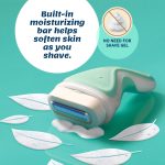 Schick Intuition 4-Blade Sensitive Care Women's Razor Cartridge Refills, 3 Ct, Lather & Shave in One Step, With Aloe & Vitamin E - Image 4
