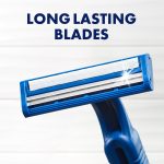 Gillette Sensor2, Fixed Men's Disposable Shaving Razors with Lubrastrip, 12 Count - Image 7