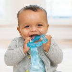 Infantino Soothing Soft Circular Water Teether, Unisex, Blue - Image 3