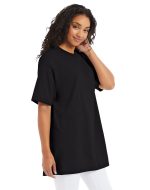 Hanes Beefy-T Men's Heavyweight Cotton T-Shirt (Big & Tall Sizes) Black 3XLT - Image 7