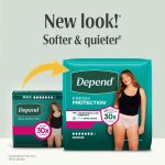 Depend Fresh Protection Incontinence Underwear for Women, Adult Diapers, XL (36 Count) - Image 2