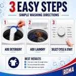 Roma Powder Laundry Detergent, Heavy Duty Cleaning for Stains, Grease and Dirt, 1.1 lb - Image 4
