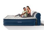 Intex Headboard 18" Queen Dura-Beam Deluxe Raised Air Bed Mattress with Built-in Pump - Image 5