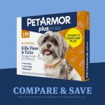 PETARMOR Plus for Small Dogs 5-22 lbs, Flea & Tick Prevention for Dogs, 3-Month Supply - Image 2