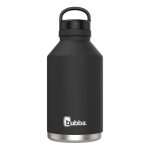 bubba Growler Stainless Steel Water Bottle Wide Mouth Rubberized Licorice, 64 fl oz.