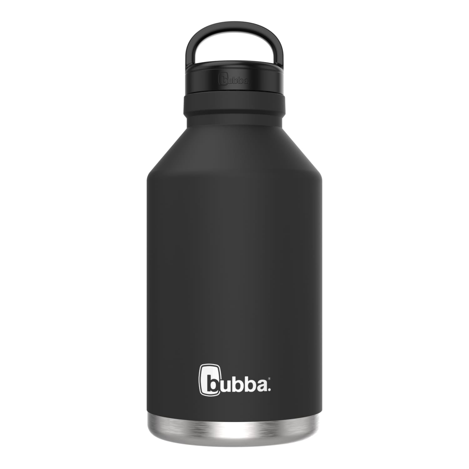 bubba-Growler-Stainless-Steel-Water-Bottle-Wide-Mouth-Rubberized-Licorice-64-fl-oz_846ad0a9-8217-4231-b01a-e4dd52c64eff.8d973922b287222d739f3e93be781c03.jpeg bubba Growler Stainless Steel Water Bottle Wide Mouth Rubberized Licorice, 64 fl oz. - Image 1