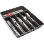Rubbermaid Silverware Organizer, Large, Grey - Image 4
