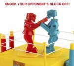 Rock 'Em Sock 'Em Robots Kids Game, Fighting Robots with Red Rocker & Blue Bomber - Image 4