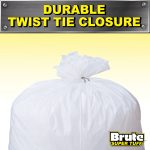 Brute Super Tuff® Compactor Trash Bags, 20 Gallon, 20 Bags (Twist Tie) - Image 6