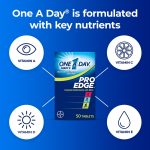 One A Day Men’s Pro Edge Multivitamin, Supplement with Vitamin A, C, D, E and Zinc for Immune Health Support and Magnesium for Healthy Muscle Function, 50 Count - Image 3
