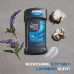 Dove Men+Care Antiperspirant Deodorant Stick 72-Hour Sweat & Odor Protection Clean Comfort Antiperspirant For Men With 1/4 Moisturizing Cream, 2.6 oz - Image 3