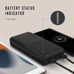 Pocket Juice Slim Pro 20,000mAh, Portable Power Bank and Charger with Dual USB Ports, Black - Image 5