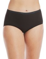 Hanes Women's Cotton Brief Underwear, Moisture-Wicking, 6-Pack Assorted 6 - Image 3