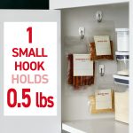 Command Small Wire Toggle Hooks, White, Damage Free Organizing, 22 Hooks and 24 Strips - Image 3