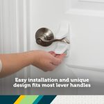 Safety 1st OutSmart Lever Lock, White, Toddler - Image 4