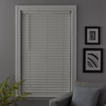 Better Homes & Gardens 2 in Cordless Faux Wood Horizontal Blinds, Antique White, 23 in x 64 in - Image 2