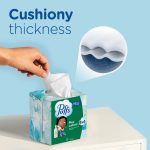 Puffs Plus Lotion Facial Tissues, 4 Family Boxes, 124 tissues per box - Image 6