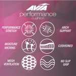 Avia Women's Performance Cushioned Low Cut Socks, 10-Pack - Image 4