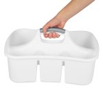 Sterilite Divided Ultra™ Caddy, Easy Carry, Handy Plastic Utility Storage, White - Image 7