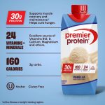 Premier Protein Shake, Vanilla, 30g Protein, 11 fl oz, 4 Ct - Image 3