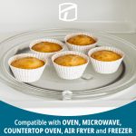 Trudeau Reusable Silicone Baking Cups, 12 Pack – for Muffins, Cupcakes, Bites, Small Pies, Egg Bites, Tartlets, Quiches, Cheesecake Bites, Rice Krispies Treats, Snack & Fruit Bites - Image 7
