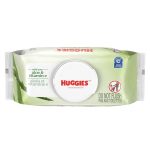 Huggies Wipes with Aloe & Vitamin E, Unscented, 1 Flip-Top Pack, (56 Wipes) - Image 7