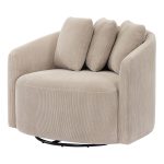 Beautiful by Drew Barrymore Drew Accent Chair, Fawn Cord - Image 6