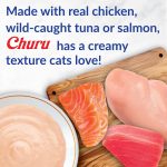 INABA Churu Cat Treats, Creamy Lickable Purée Cat Treat with Vitamin E, 0.5 Ounces Each Tube, 4 Tubes, Tuna Recipe - Image 3