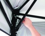 Ozark Trail Sun Wall for 10' x 10' Straight Leg Canopy for Camping (Accessory Only), Light Grey - Image 2
