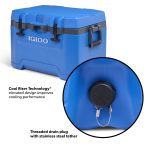 Igloo 50 QT Overland Ice Chest Cooler, Blue - Image 3