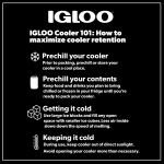 Igloo 48 QT Laguna Hard Sided Ice Chest Cooler, Red - Image 6
