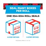 Scotch Heavy Duty Packaging Tape, Clear, 1.88" x 38.2 yd, 1 Dispenser - Image 3