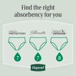 Depend Fresh Protection Incontinence Underwear for Women, Adult Diapers, XL (36 Count) - Image 6