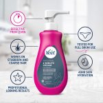 Veet Professional Hair Removal Cream, 2 Minute Body Hair Remover For Women, 13.5 Fl Oz Pump Bottle - Image 3