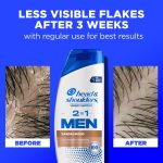 Head and Shoulders Dandruff Mens 2 in 1 Shampoo and Conditioner, Sandalwood, 12.5 fl oz - Image 7