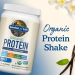 Garden of Life Organic Plant-Based Protein Powder, Vanilla, 20g Protein Shake Drink, Vegan, Probiotics, Digestive Enzymes, 19.05oz​ - Image 6
