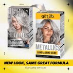 got2b Metallics Permanent Hair Dye, M71 Metallics Silver, Hair Color for Women & Men, 1 Kit - Image 2