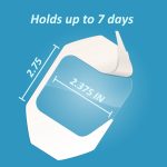 Nexcare Tegaderm Waterproof Dressing, Hospital Grade Bandages, 2 3/8" x 2 3/4", 8 Count - Image 4