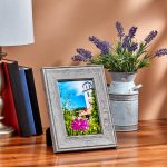 Mainstays 5 x 7 Rustic Gray Tabletop Picture Frame - Image 2