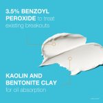Neutrogena Clear Pore 3.5% Benzoyl Peroxide Face Wash & Acne Treatment Mask, 4.2 fl oz - Image 7