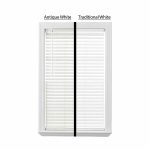 Better Homes & Gardens 2 in Cordless Faux Wood Horizontal Blinds, Antique White, 23 in x 64 in - Image 4