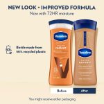 Vaseline Intensive Care Body Lotion for Dry Skin Cocoa Radiant Lotion Made with Ultra-Hydrating Lipids and Pure Cocoa Butter for a Long-Lasting, Radiant Glow, 10 fl oz - Image 3