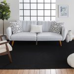 Mainstays Titan Indoor Utility Area Rug, Black, 90 in x 118 in - Image 2