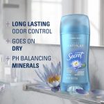 Secret Antiperspirant & Deodorant for Women, Invisible Solid, 72HR Breathable Sweat & Odor Protection, Cool Waterlily Scent, 2.6 oz - Image 4