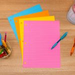 (2 pack) Astrobrights Wide Ruled Filler Paper, 24 lb./89 gsm, 4-Color Assortment, 100 Sheets - Image 7
