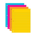 (2 pack) Astrobrights Wide Ruled Filler Paper, 24 lb./89 gsm, 4-Color Assortment, 100 Sheets - Image 3